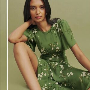 Reformation Lomita Roxana Floral Midi Dress